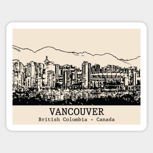 Vancouver - British Columbia Magnet